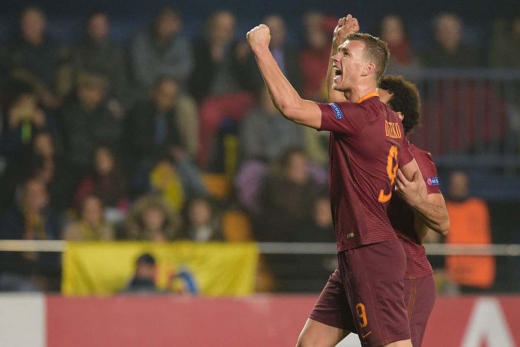 Villarreal_Roma_dzeko