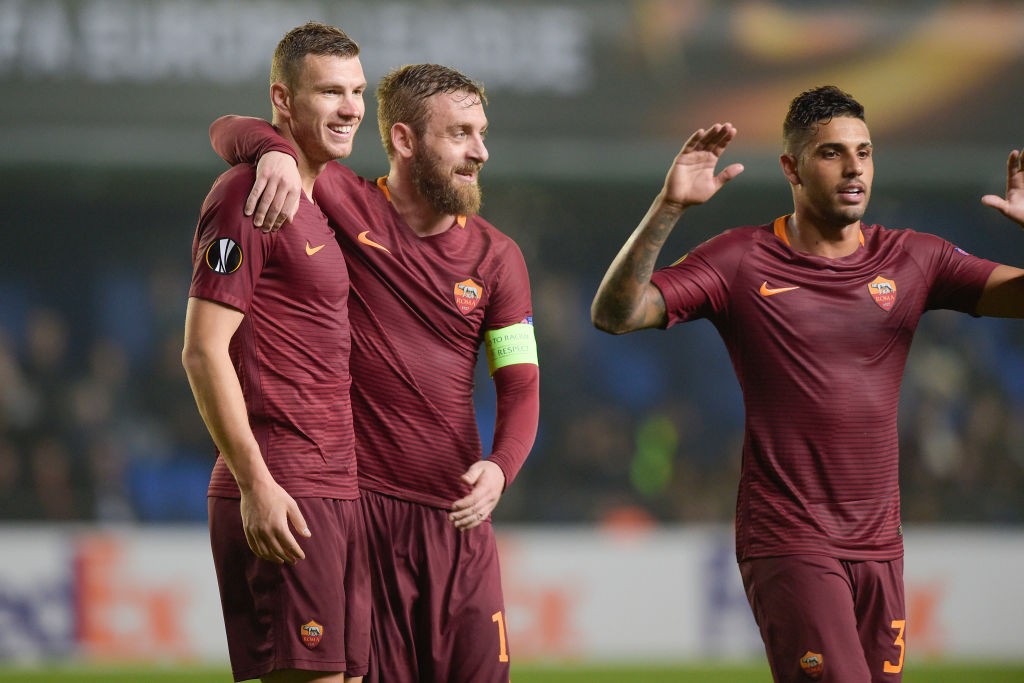Villarreal_Roma_DeRossi_Dzeko_Emerson