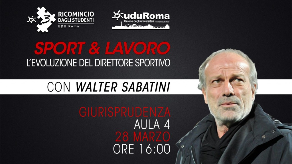 SABATINI ROMA TRE locandina