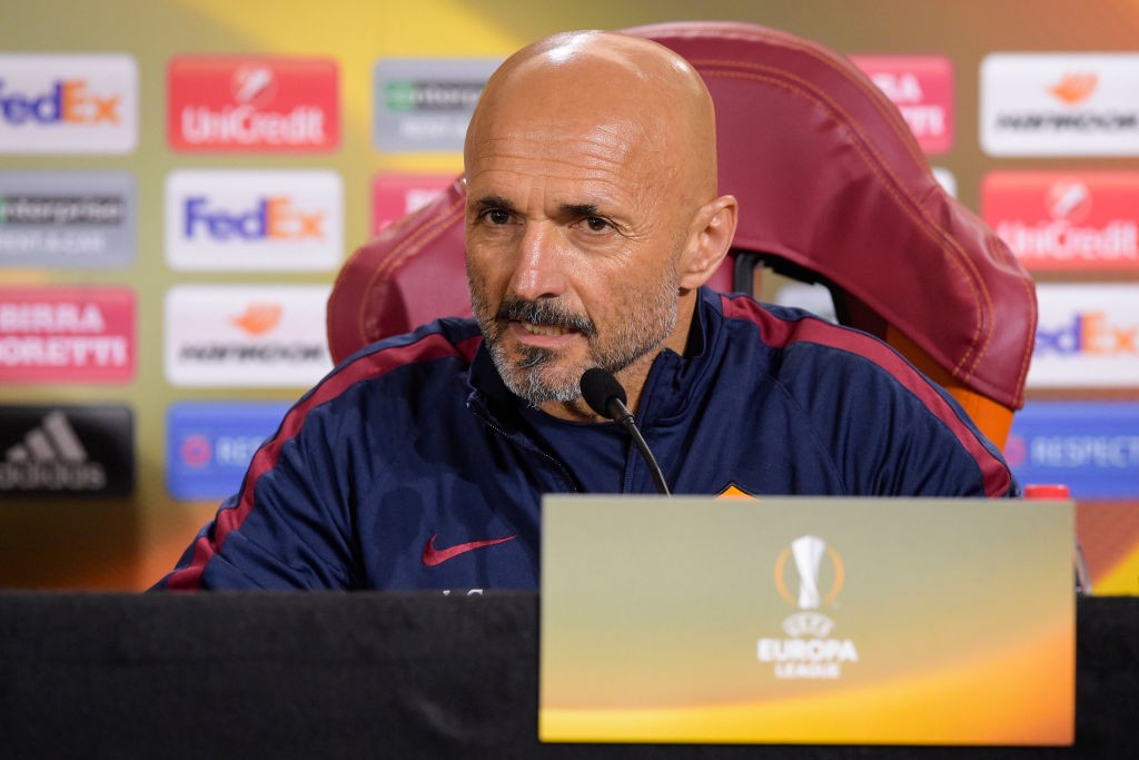 conferenza_roma_lione_Spalletti_Dzeko