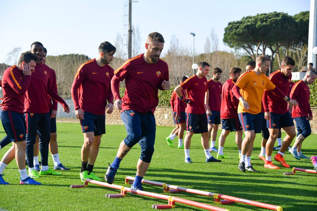 Roma_Lione_Rifinitura_Trigoria_De Rossi