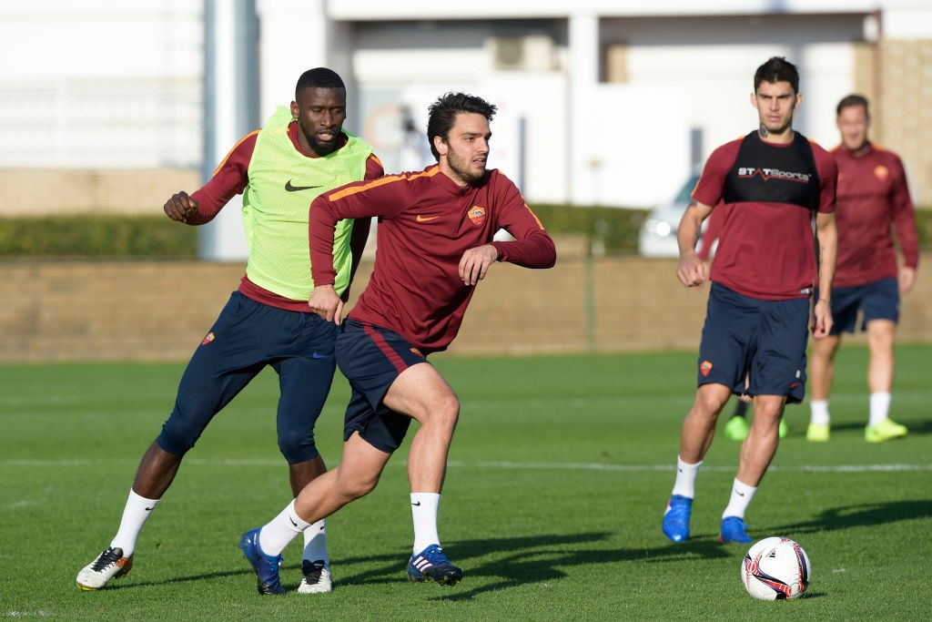 Roma_Lione_Rifinitura_Trigoria_Grenier_Ruediger