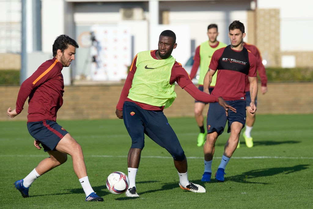 Roma_Lione_Rifinitura_Trigoria_Ruediger_Grenier