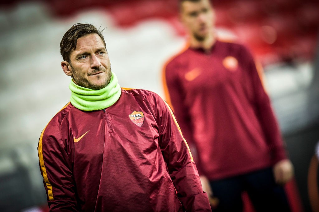 Lione_Roma_Allenamento_Totti