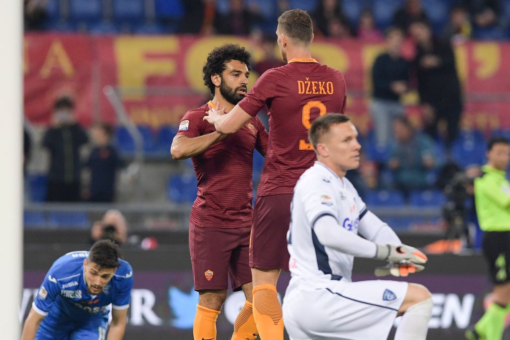 Roma_Empoli_dzeko_salah