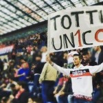 milan roma totti unico stendardo