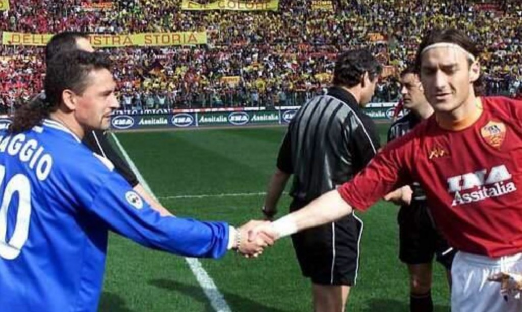 totti baggio tweet brescia