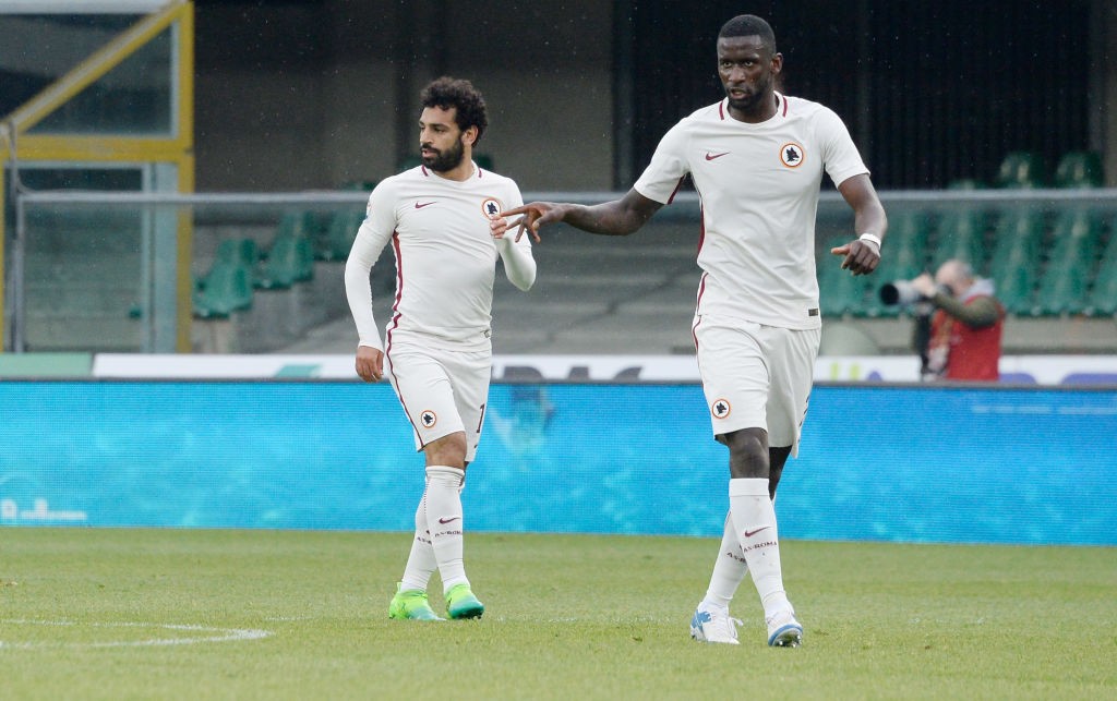Chievo_Roma_ salah_ruediger