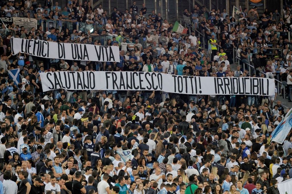Totti_CurvaNord_Lazio_Irriducibili