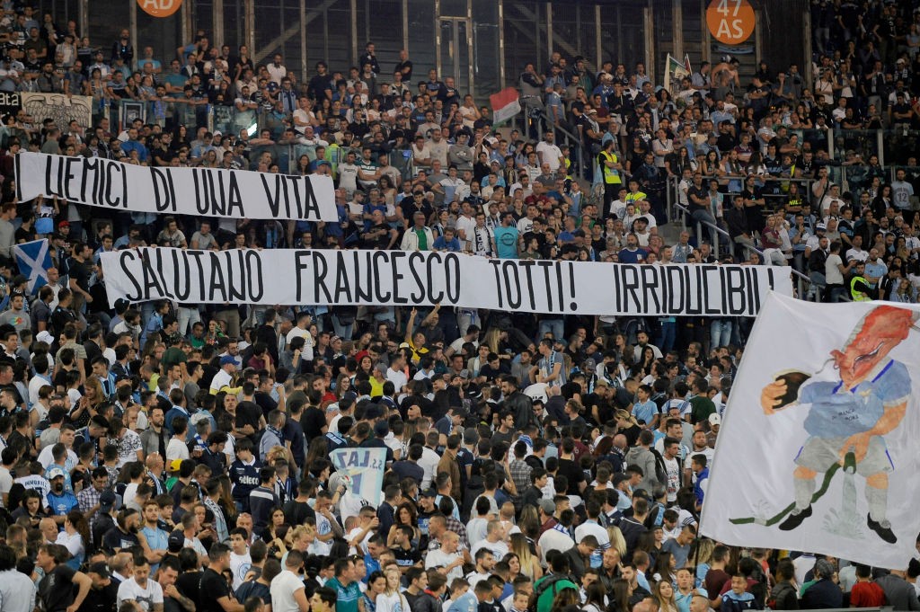 Totti_CurvaNord_Lazio_Irriducibili