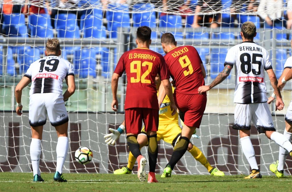 Roma_Udinese_Dzeko El Shaarawy