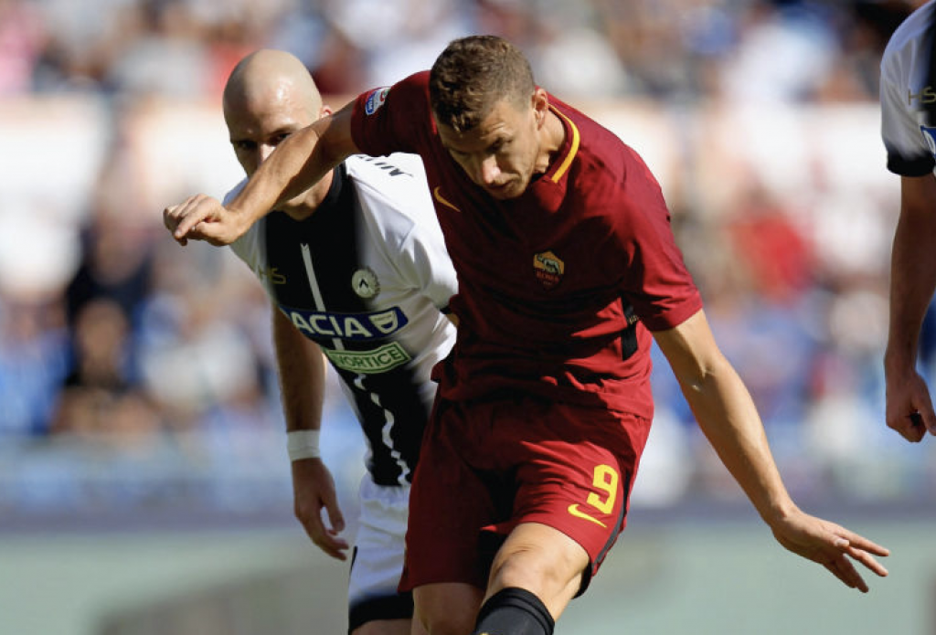 Roma_Udinese_Dzeko
