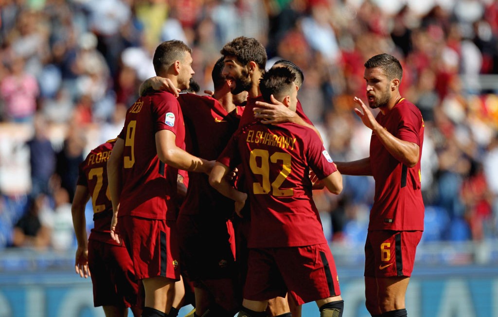 Roma Udinese Esultanza