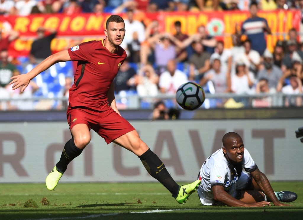 Roma Udinese Dzeko