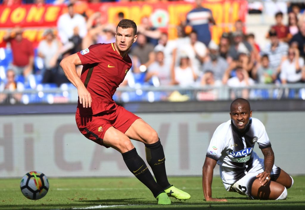 Roma Udinese Dzeko