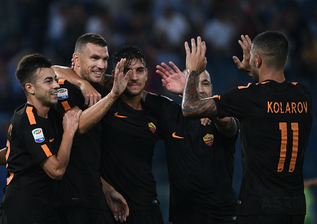Roma Verona Dzeko Pellegrini Kolarov