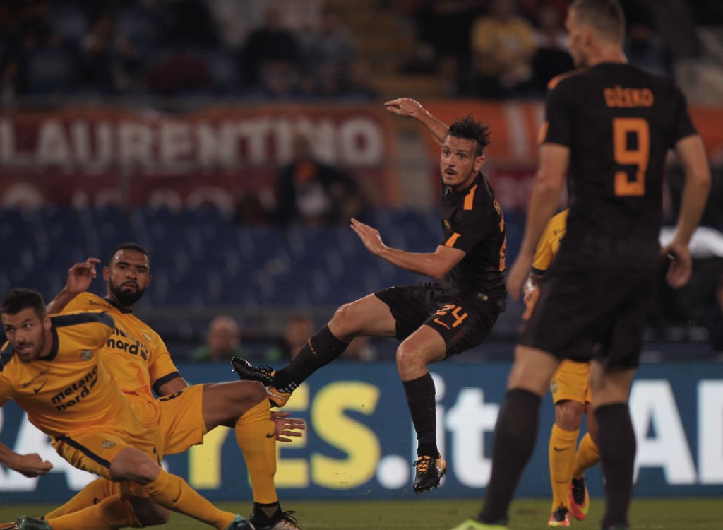 Roma Verona Dzeko Florenzi