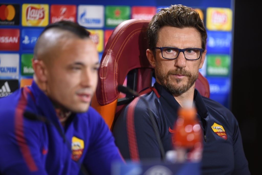 Nainggolan Di Francesco Conferenza