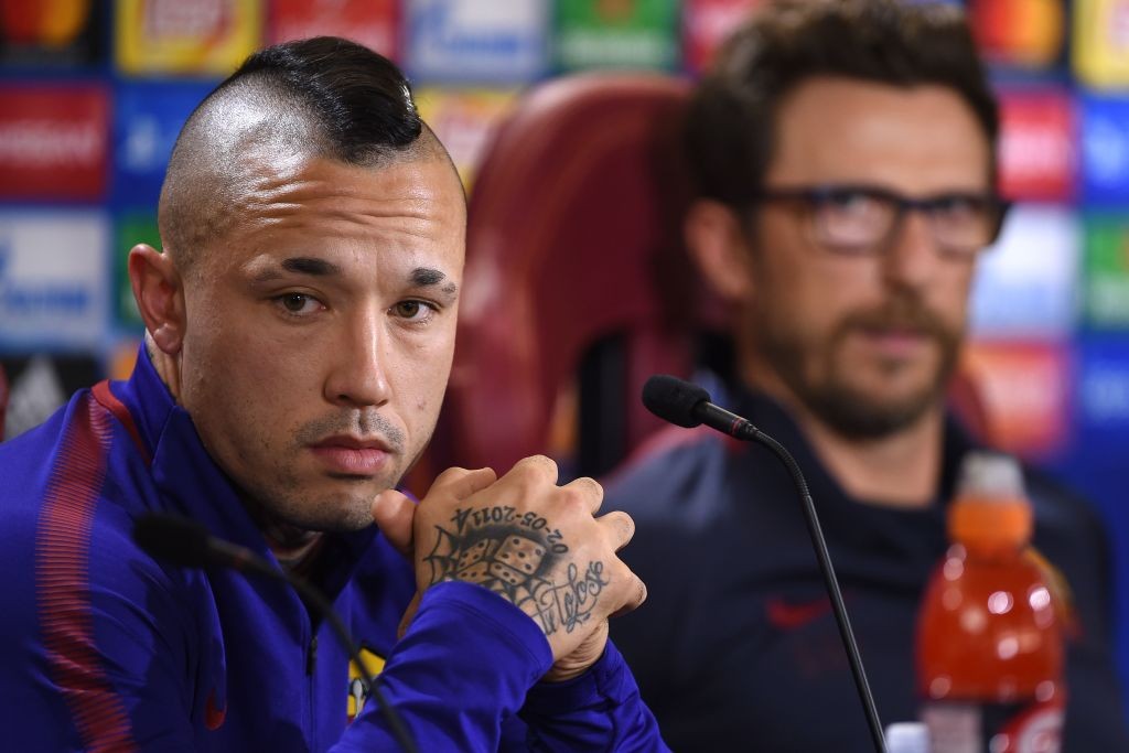 Nainggolan Di Francesco Conferenza