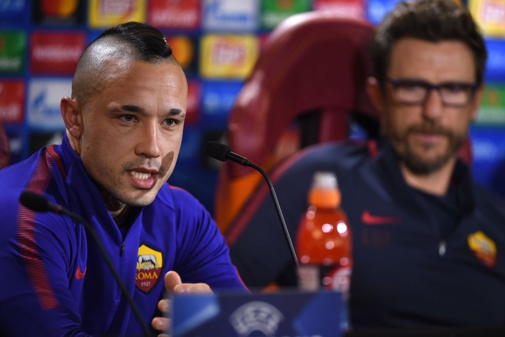 Nainggolan Di Francesco Conferenza