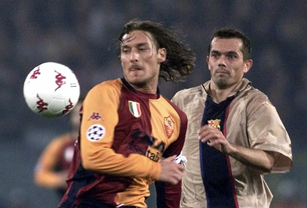 Roma-Barcellona 2001 Totti