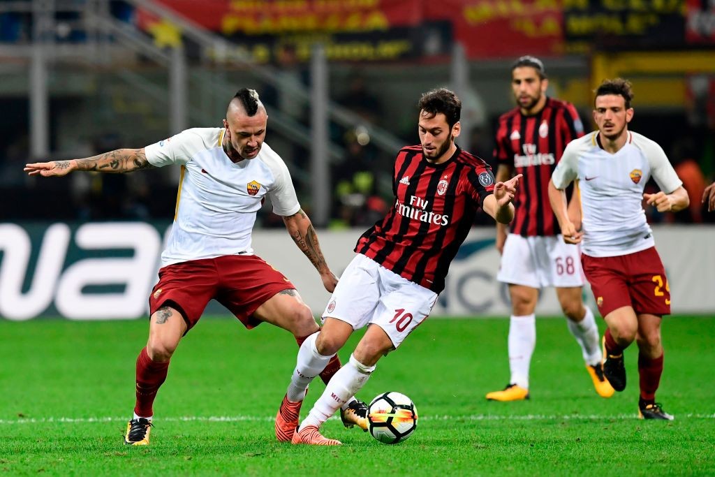 Milan Roma Nainggolan Florenzi Calhanoglu