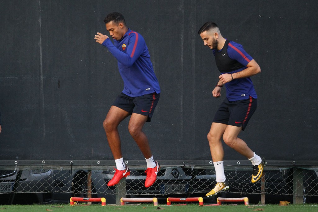 trigoria_allenamento16  JESUS   MANOLAS
