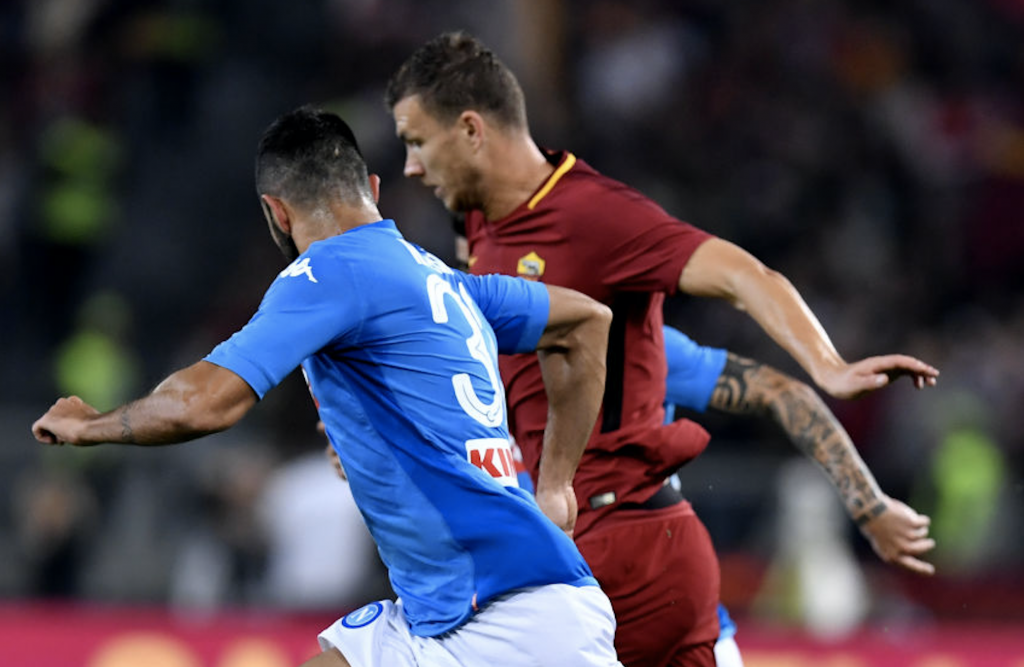 Roma-Napoli Dzeko Albiol