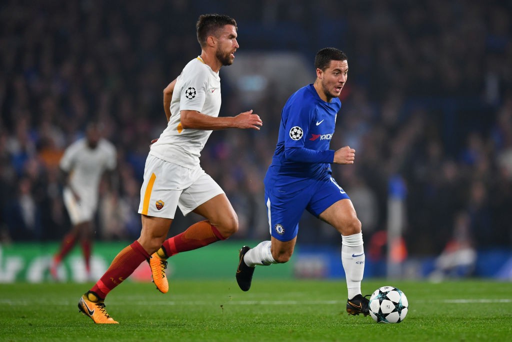 Chelsea_Roma_strootman_hazard