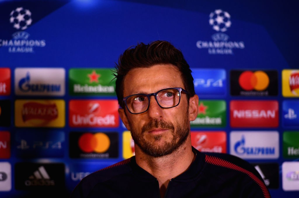 Chelsea_Roma_Conferenza_Dzeko_DiFrancesco