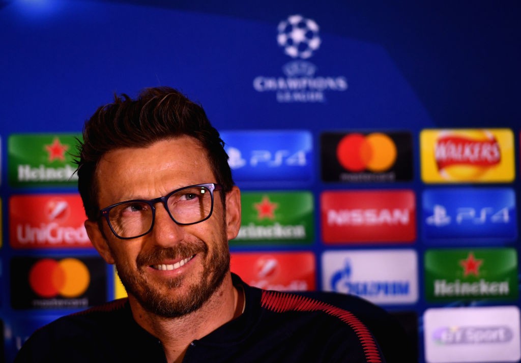 Chelsea_Roma_Conferenza_Dzeko_DiFrancesco