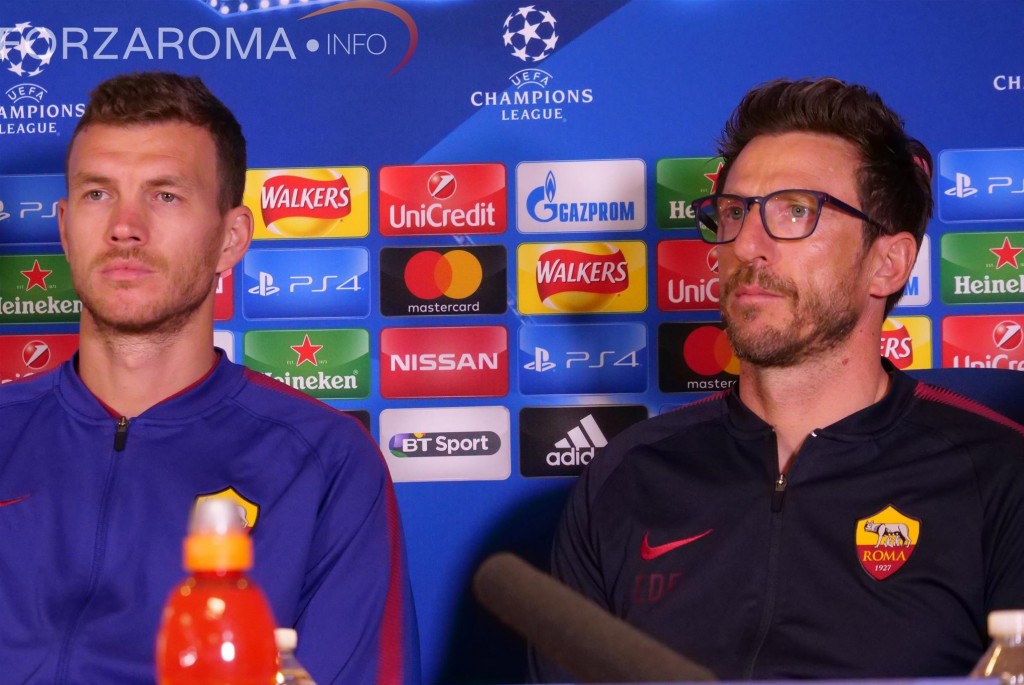 dzeko conferenza di francesco