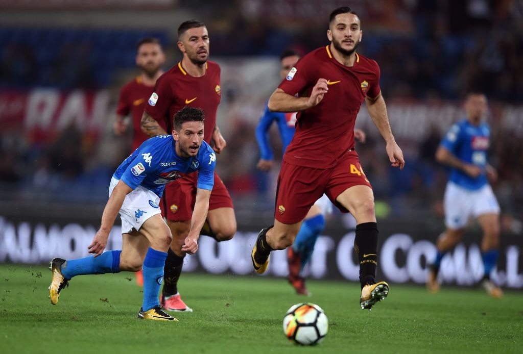 Roma-Napoli Manolas Kolarov Mertens