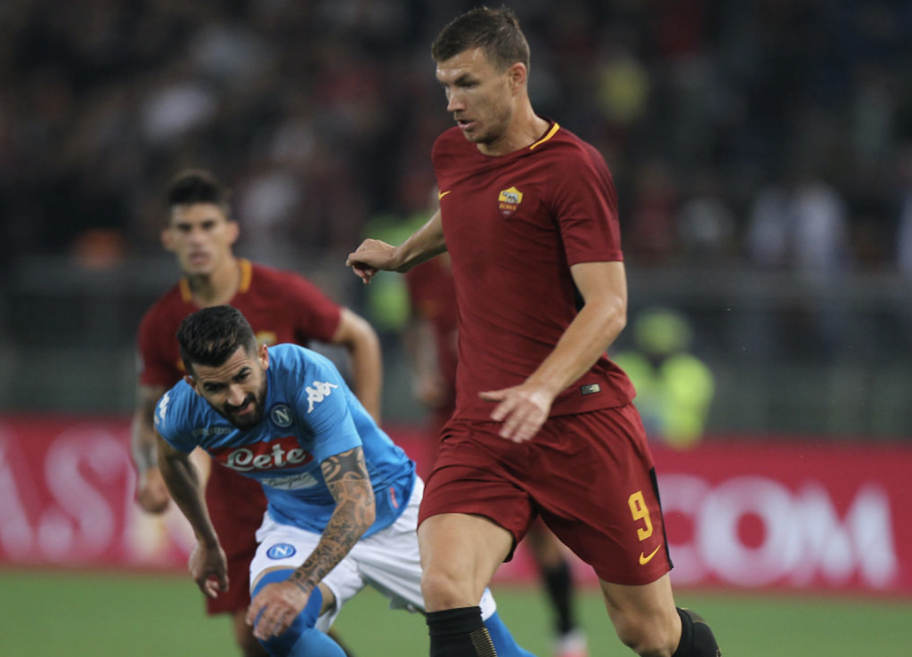 Roma-Napoli Dzeko Hysaj