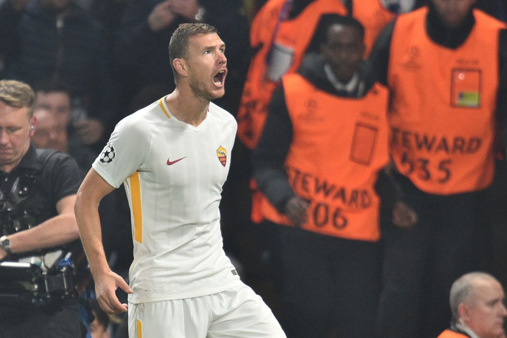 Chelsea_Roma_Dzeko