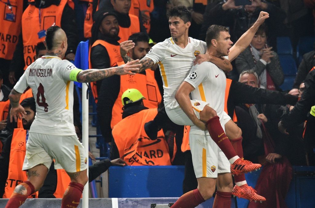 Chelsea_Roma_Dzeko