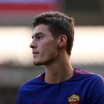 Patrik Schick of As Roma   looks on before the Serie A