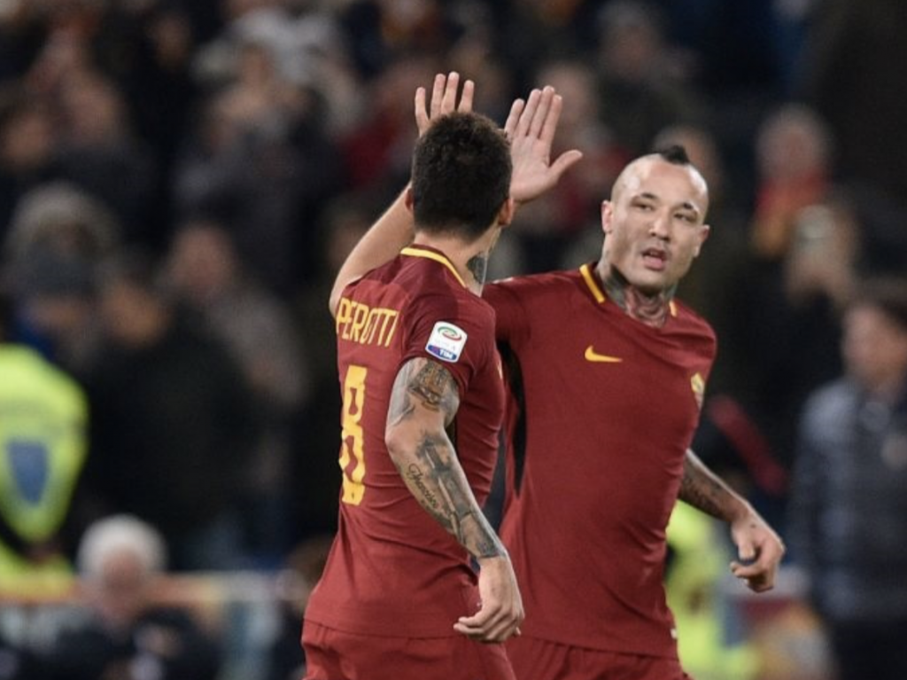 nainggolan perotti Roma-Lazio_