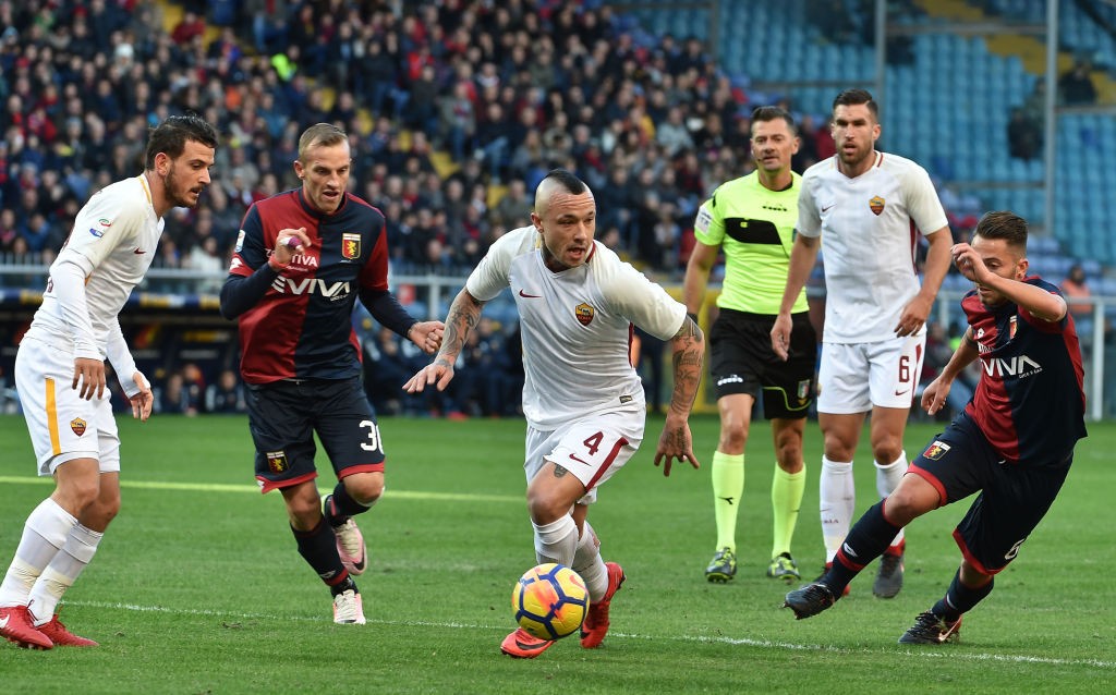 Genoa-Roma Nainggolan Florenzi Strootman