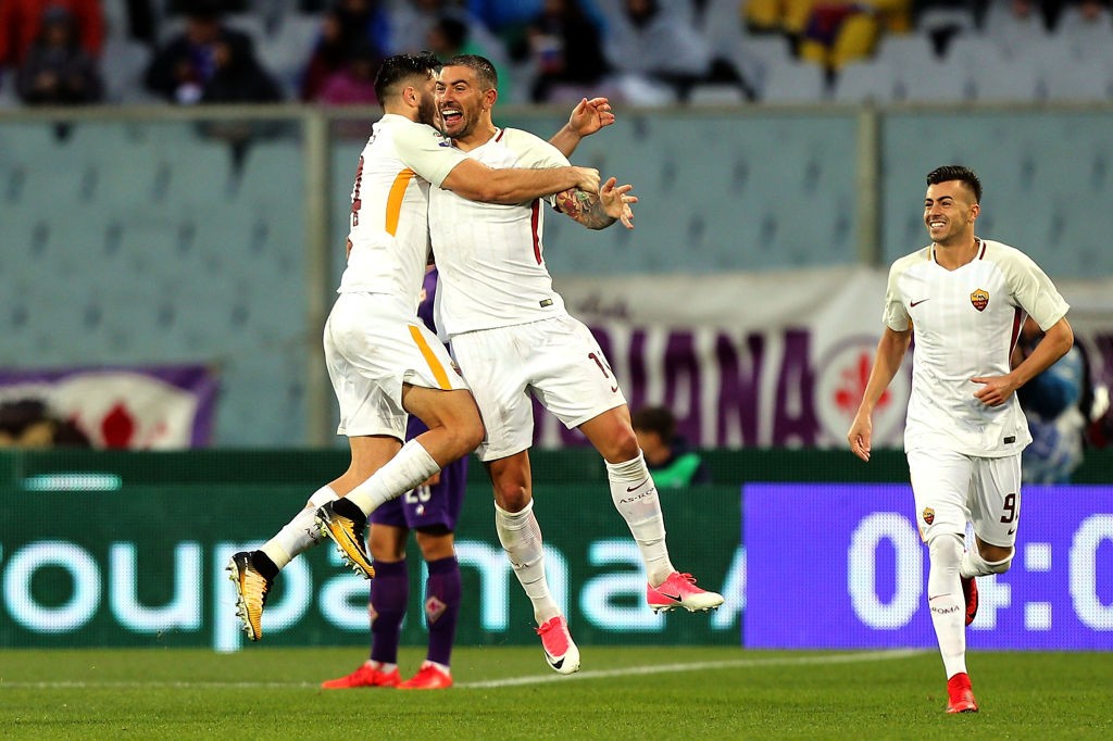 Fiorentina-Roma Manolas Kolarov El Shaarawy