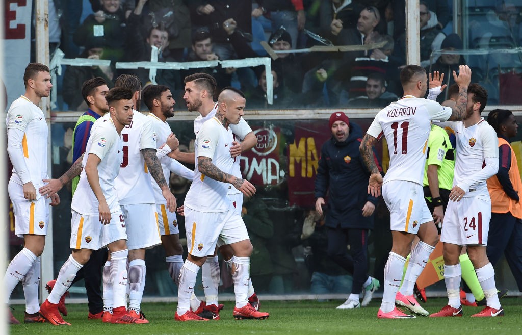 Genoa-Roma Esultanza