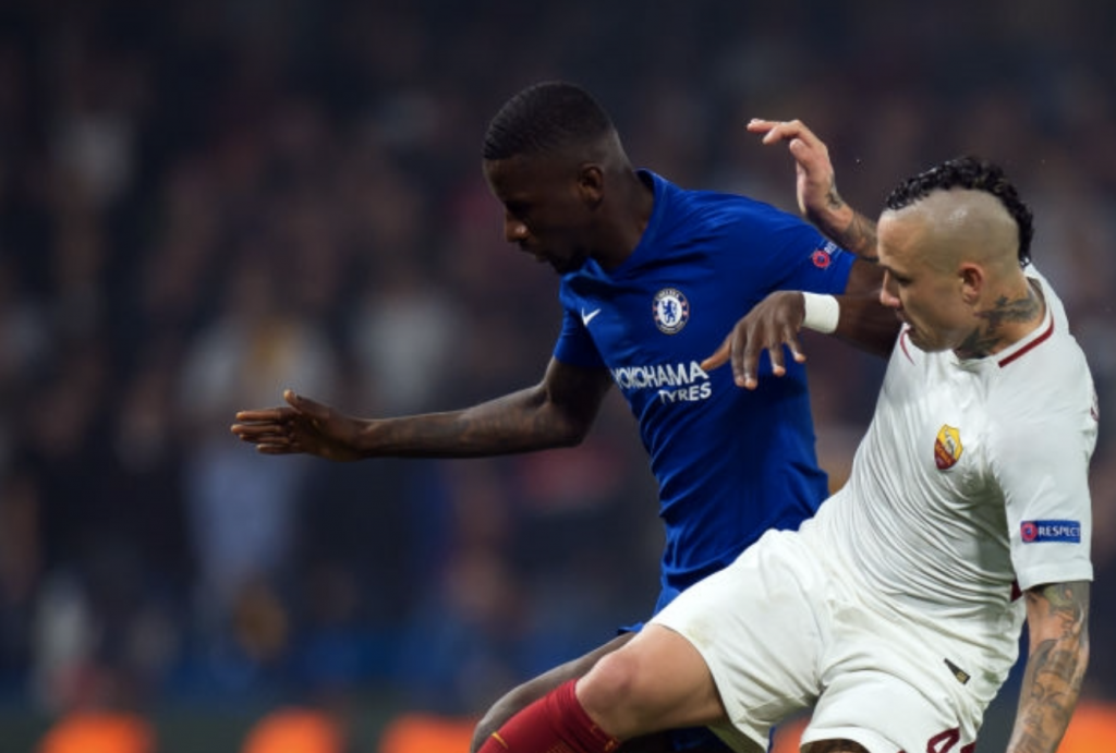 Nainggolan Ruediger Roma-Chelsea