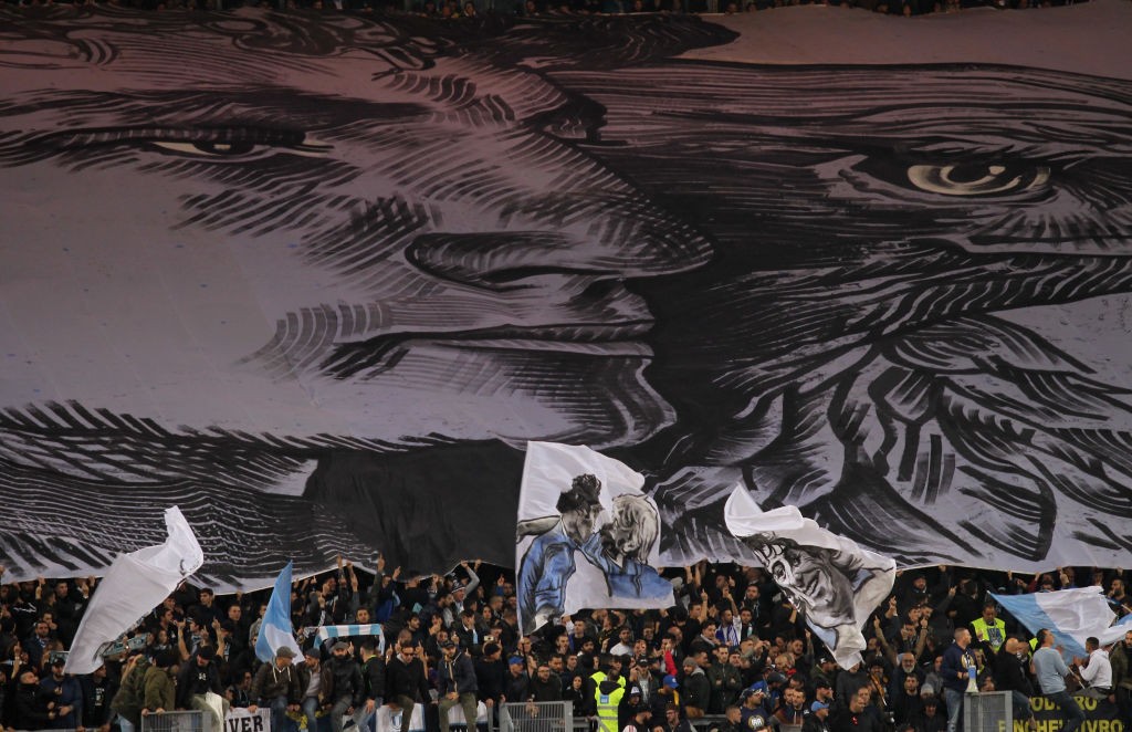 Roma-Lazio coreografia Sandri