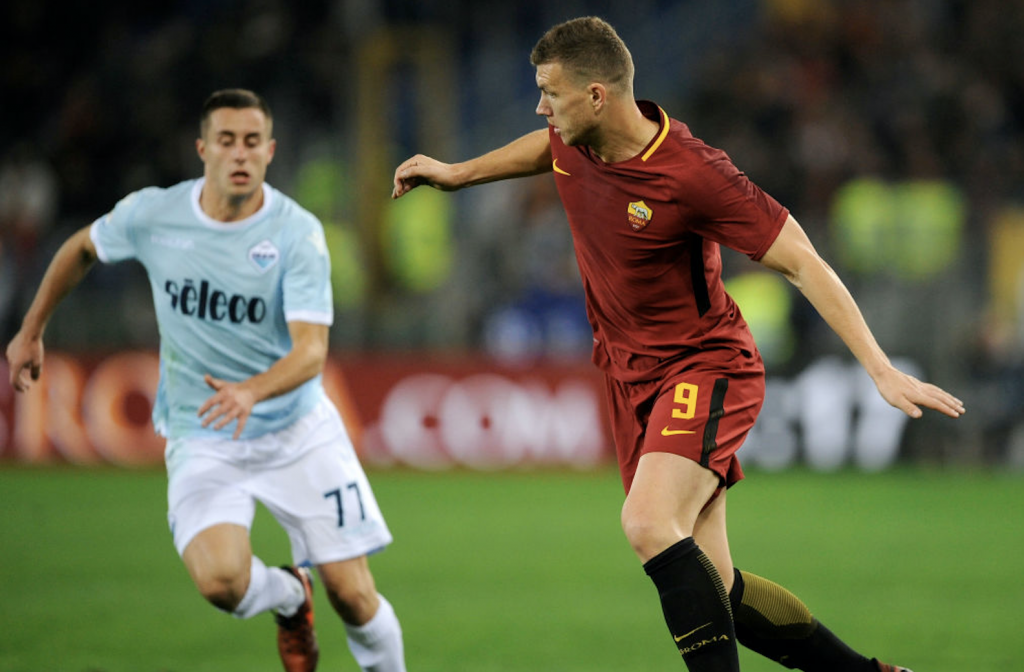 Roma-Lazio Dzeko Marusic
