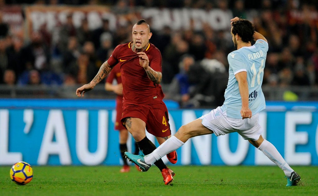 Roma-Lazio Nainggolan Parolo