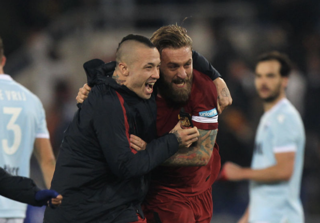 Roma-Lazio De Rossi Nainggolan