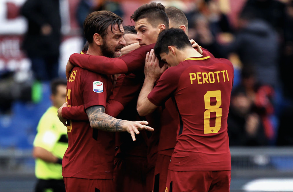Roma-Sassuolo De Rossi Perotti Schick