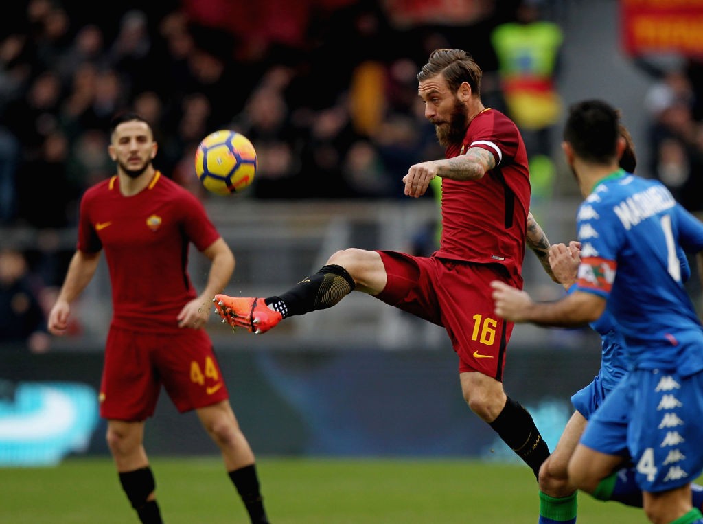 Roma-Sassuolo De Rossi Manolas