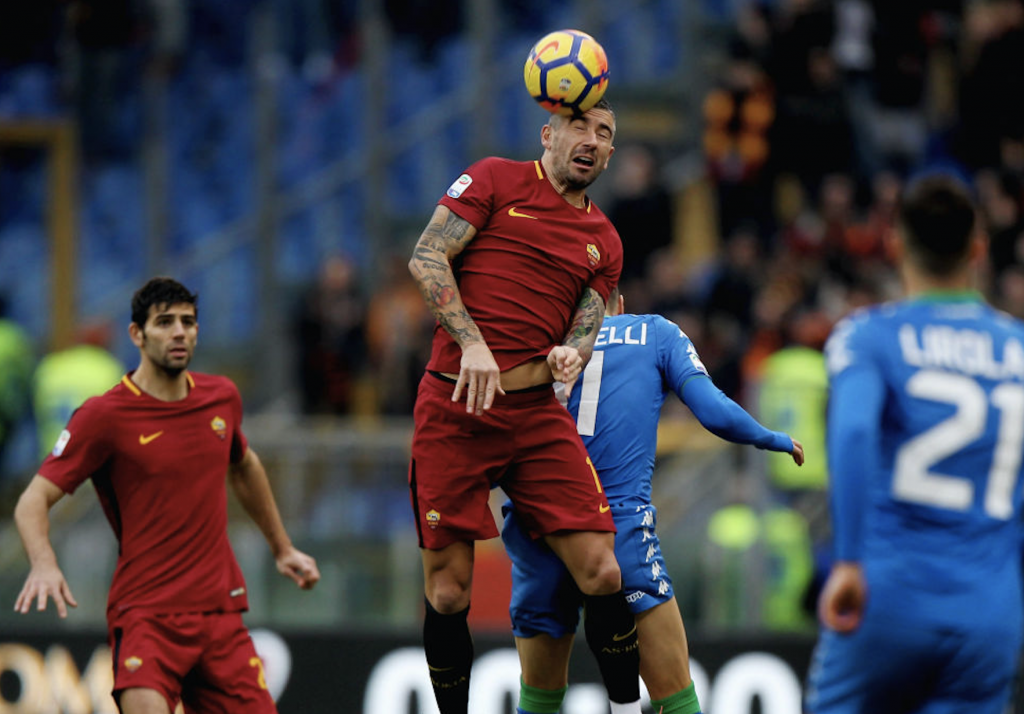 Roma-Sassuolo Kolarov Fazio