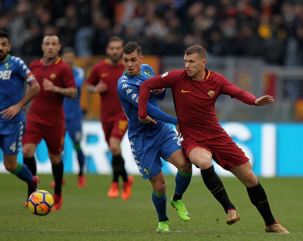 Roma-Sassuolo Dzeko 01